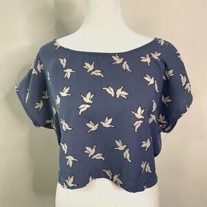 Vintage Blue Dove Blouse